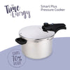 Prestige Smart Plus Pressure Cooker Stainless Steel 6 Litre   57050