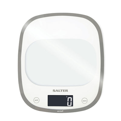 Salter Curve Digital Kitchen Scales - White