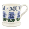 Emma Bridgewater Blue Pansies Mum 1/2 Pint Mug