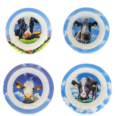 Tipperary Crystal Eoin O'Connor Cows - Pasta Bowl Set of 4