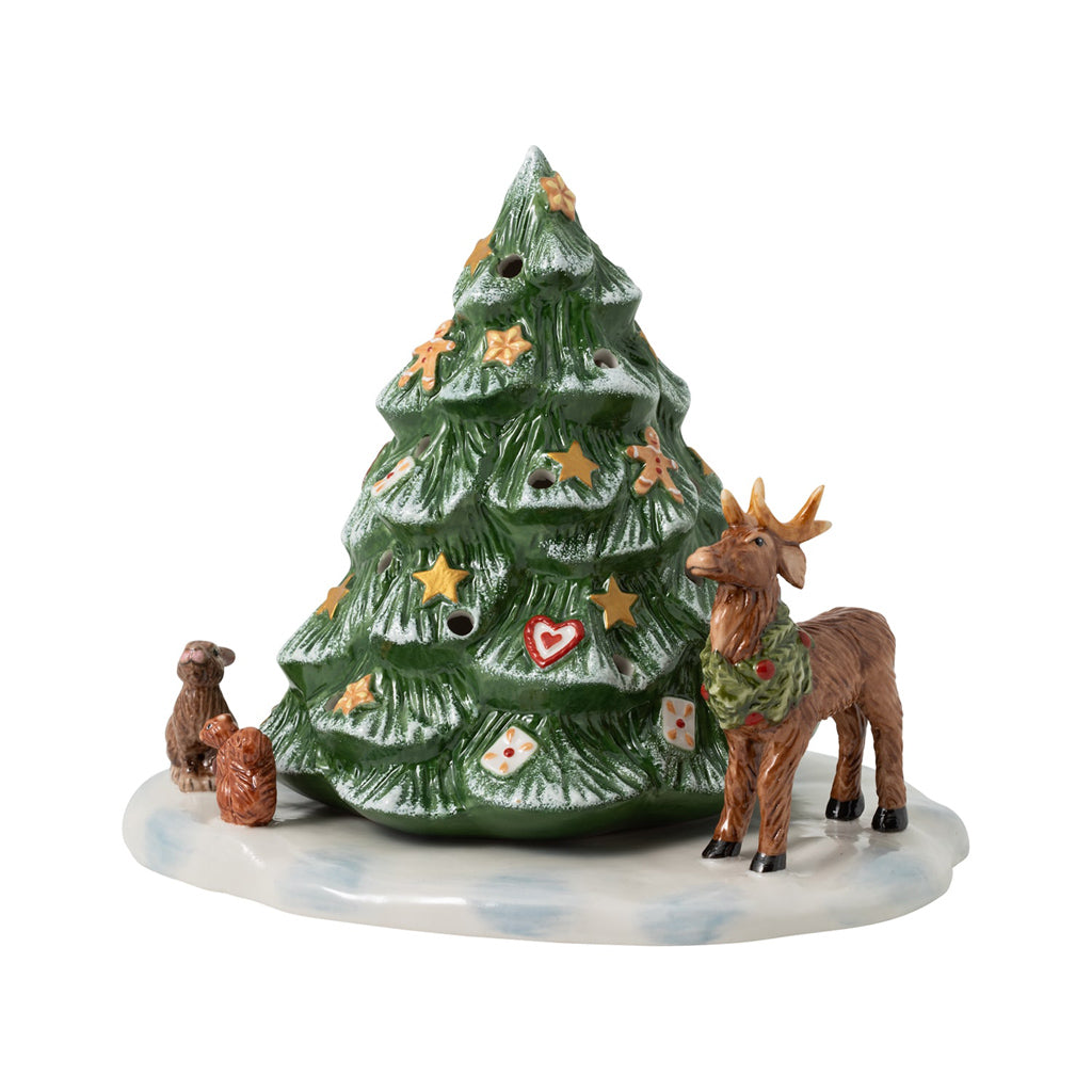 Villeroy and Boch Christmas Toys Tree with Forest Animals Figurine