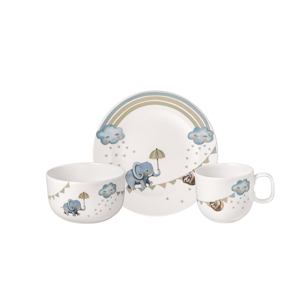 Villeroy and Boch Walk Like an Elephant 3 piece Childrens Tableware Set