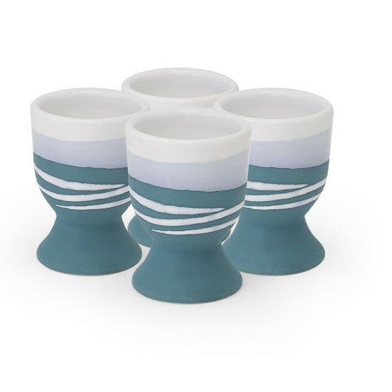 Tipperary Paul Maloney Teal Egg Cups Set of 4