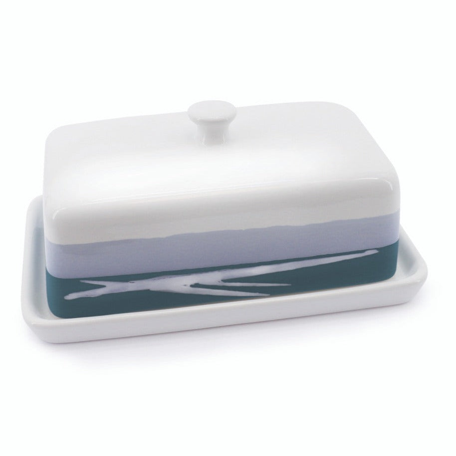 Tipperary Paul Maloney Teal Butter Dish