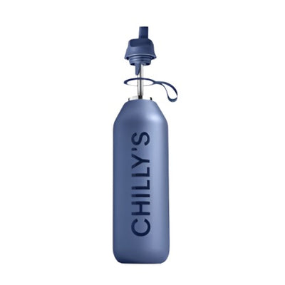 Chillys Series 2 Flip Whale - Blue Water Bottle 1000ml (1 Litre)