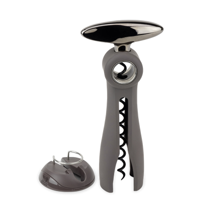 Peugeot Salma Corkscrew with foil-cutter base: Basalt