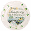 Belleek Classic Harp Irish Blessing Plate