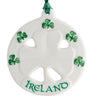 Belleek Classic Ireland Shamrock Hanging Ornament: 3796