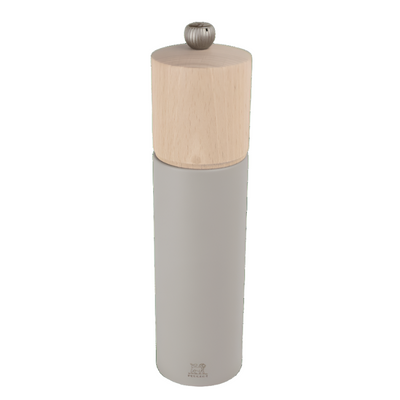 Peugeot Boreal Beechwood Salt Mill 21cm - Pebble Grey