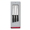 Victorinox Swiss Classic 3 Piece Paring Knife Set Black