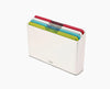 Joseph Joseph Folio Icon Arctic White 4 piece Regular Multicolour Chopping Board Set : 60228