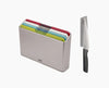 Joseph Joseph Folio Icon 4 piece Regular Multicolour Chopping Board Set with Chef's Knife : 60230