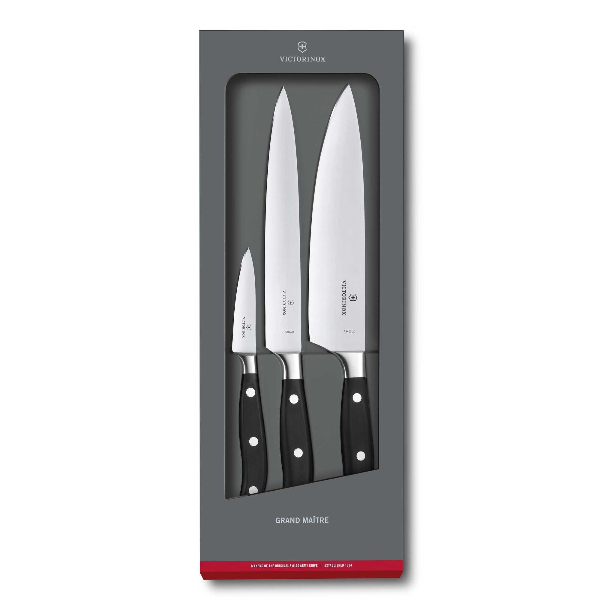 Victorinox Grand Maître Swiss Forged Knives 3 Piece Chefs Set