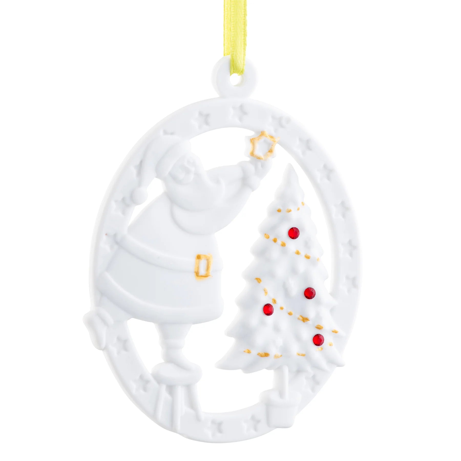 Belleek Living Santa & Tree Barnardos Ornament: 7409