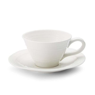 Portmeirion Sophie Conran White Teacup & Saucer