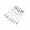 Royal Worcester Wrendale Designs Set of 6 Pastry Forks