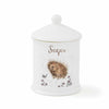 Royal Worcester Wrendale Designs Hedgehog Sugar Canister