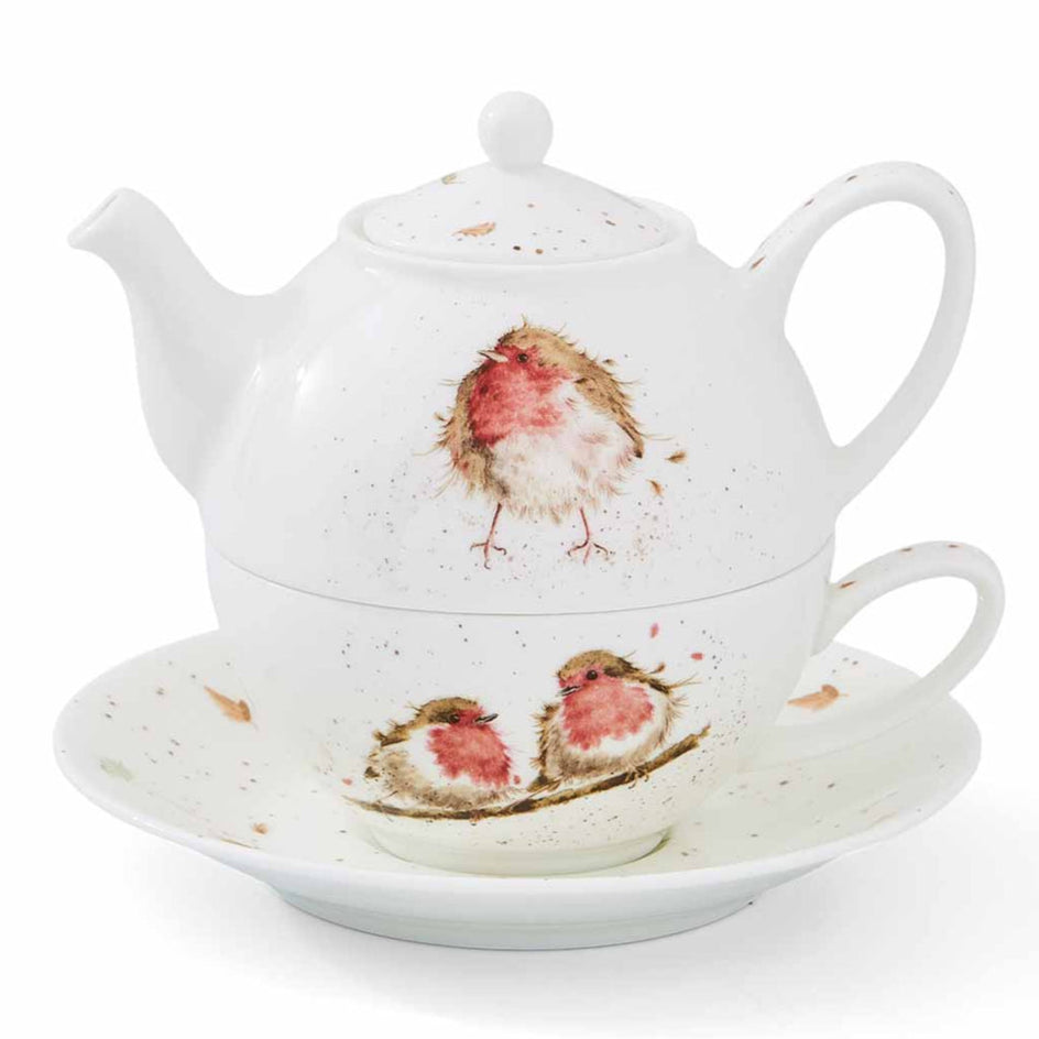 Royal Worcester Wrendale Designs Robins Tea for One