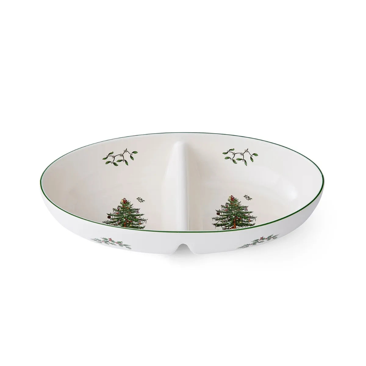 Spode Christmas Tree Large Divided Server