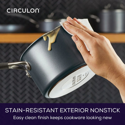 Circulon ScratchDefense Non-Stick 3 Piece Saucepan Set