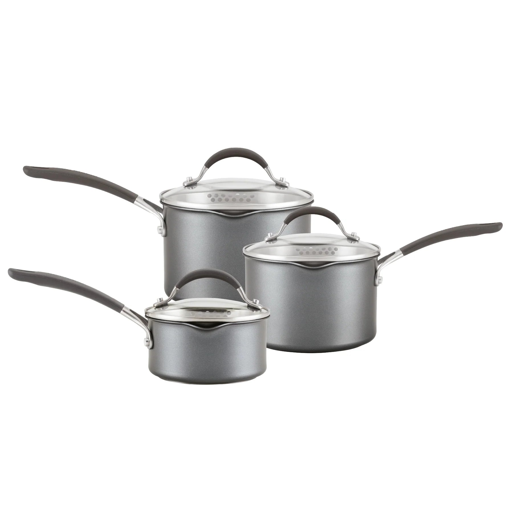 Circulon ScratchDefense Non-Stick 3 Piece Saucepan Set