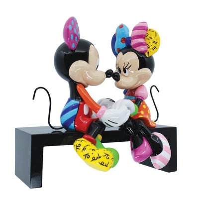 Disney by Romero Britto Mickey and Minnie Mouse Love Figurine