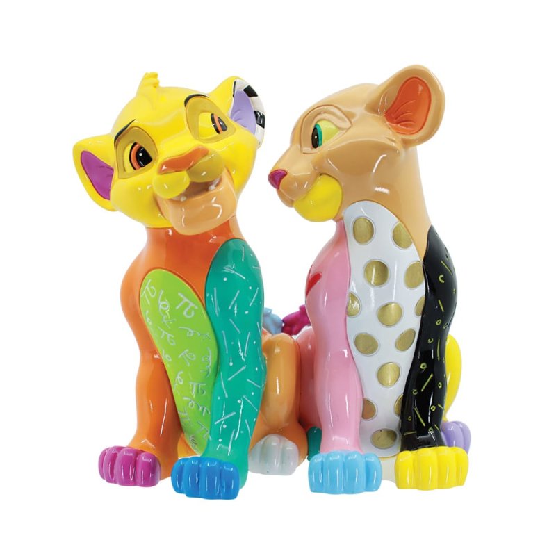 Disney by Romero Britto Simba & Nala Figurine: 6017587