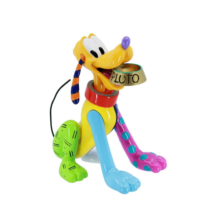 Disney by Romero Britto Pluto 95th Anniversary Mini Figurine: 6017593