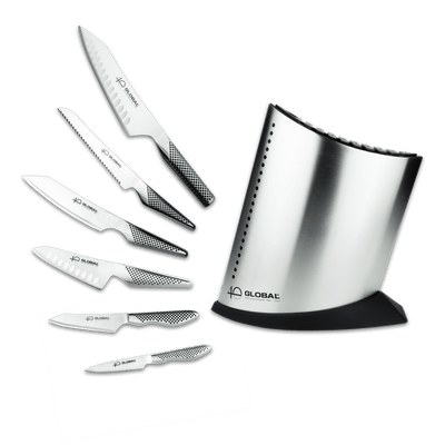 Global 40th Anniversary 7 Piece Knife Block Set: G-52AN7-B