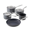 Stellar 6000 Element Hard Anodised 5 Piece Saucepan Set: S6C1