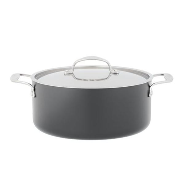 Stellar 6000 Element Hard Anodised 24cm Casserole 5 Litre: S636