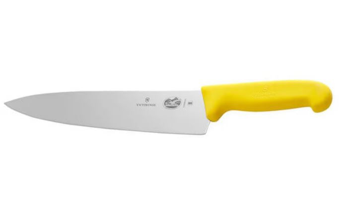 Victorinox Swiss Chefs Knife 25cm Fibrox Yellow 5.2008.25 First