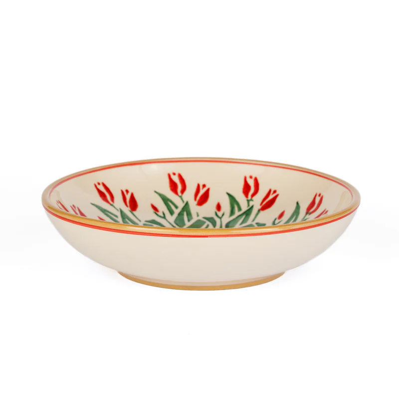 Nicholas Mosse Red Blooms Everyday Bowl