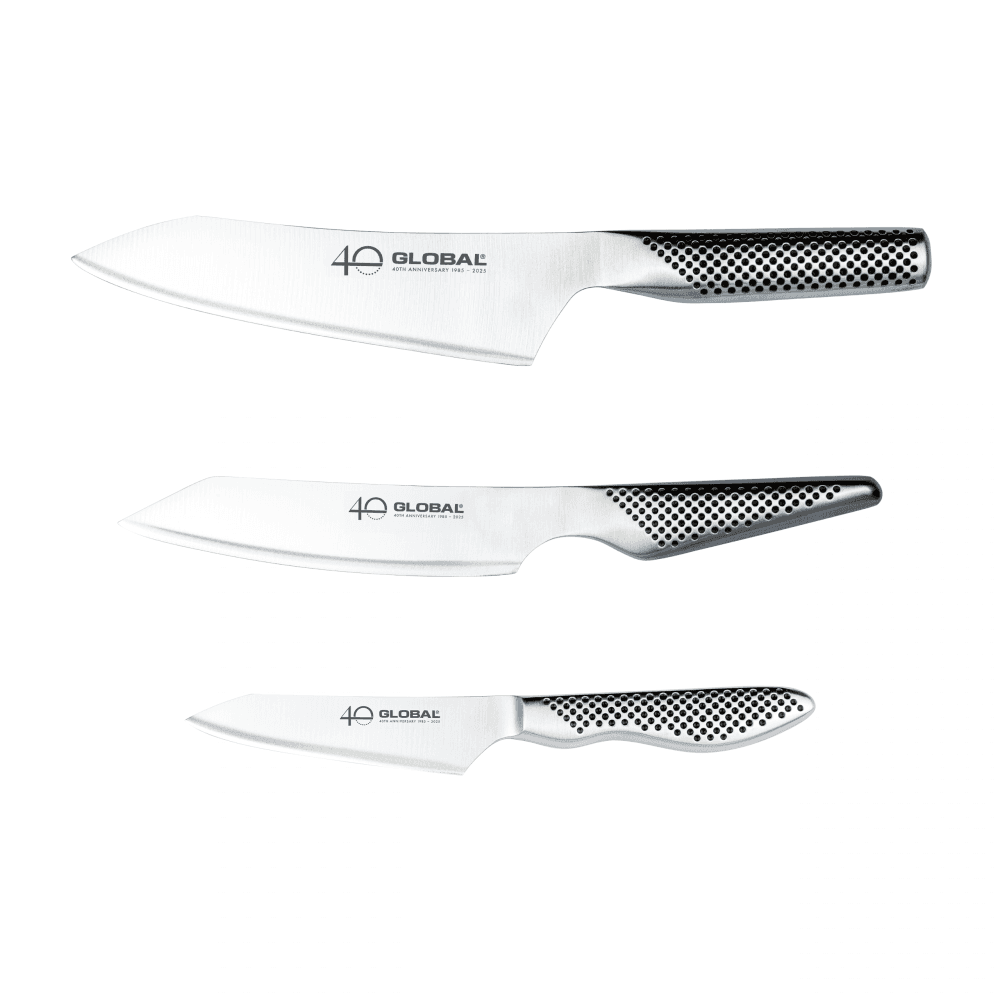 Global 40th Anniversary 3 Piece Knife Set: G-458110AN