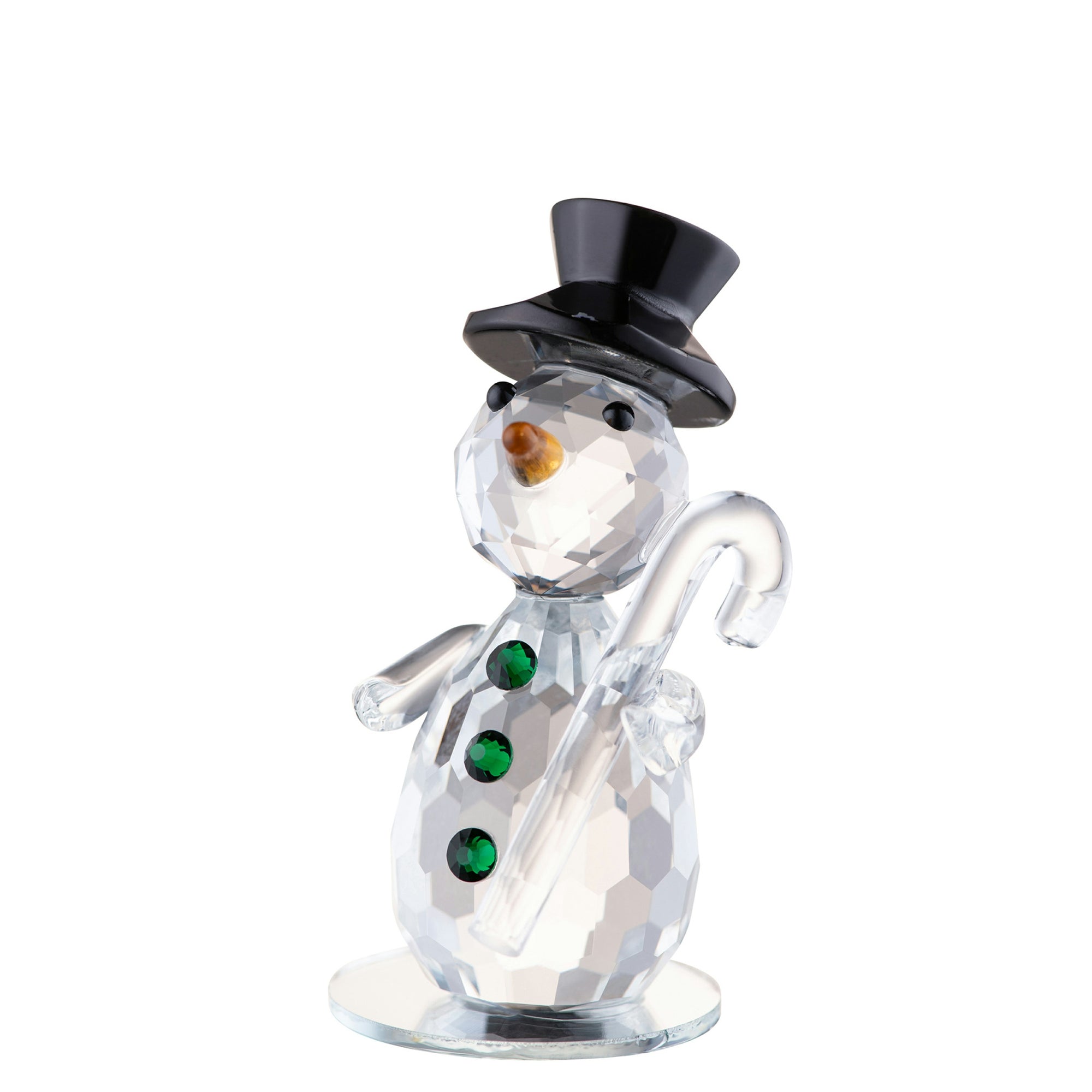 Galway Crystal Living Top Hat Snowman: GGM24