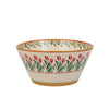 Nicholas Mosse Red Blooms Large Angled Bowl