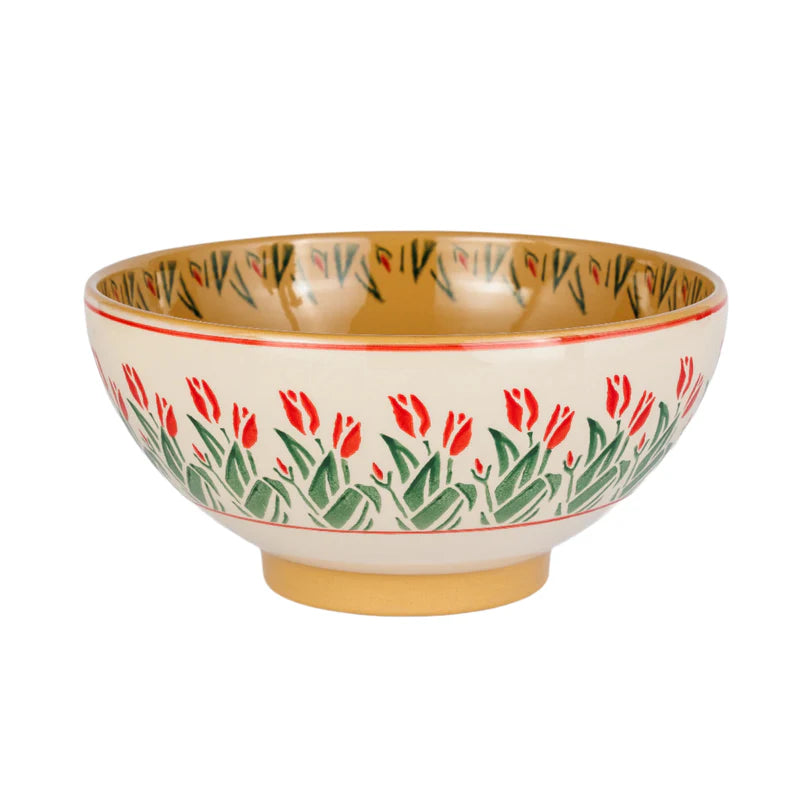 Nicholas Mosse Red Blooms Large Bowl