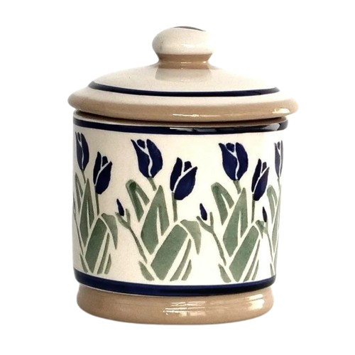 Nicholas Mosse Blue Blooms - Lidded Sugar Bowl - First Ireland