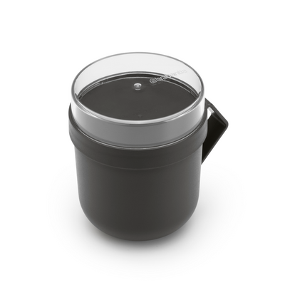 Brabantia Make & Take Soup Mug, 0.6L - Dark Grey