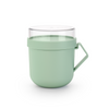 Brabantia Make & Take Soup Mug, 0.6L - Jade Green