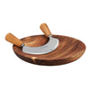 Cole & Mason Ashden Acacia Mezzaluna Hachoir Herb & Chopping Board