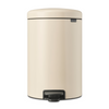 Brabantia NewIcon Pedal Bin 20 Litre - Soft Beige