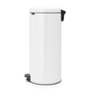 Brabantia NewIcon Pedal Bin 30 Litre - Fresh White