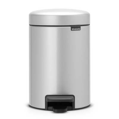 Brabantia NewIcon Pedal Bin 3 Litre - Metallic Grey