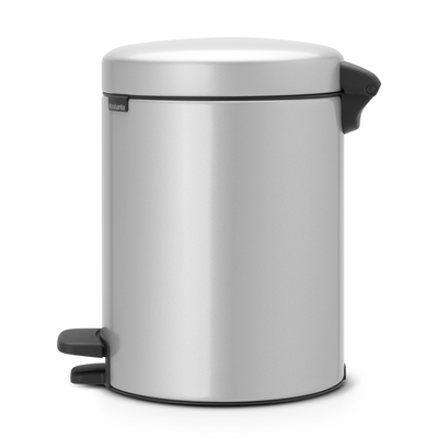 Brabantia NewIcon Pedal Bin 5 Litre - Metallic Grey