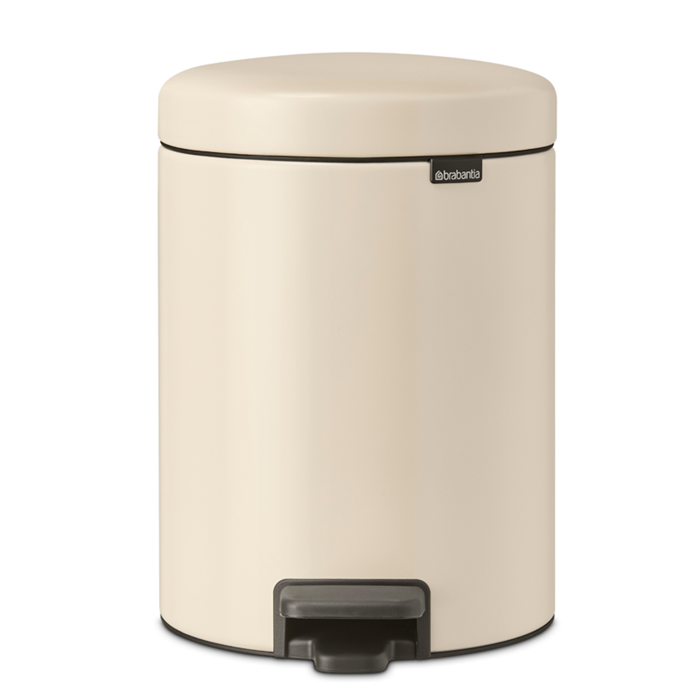 Brabantia NewIcon Pedal Bin 5 Litre - Soft Beige