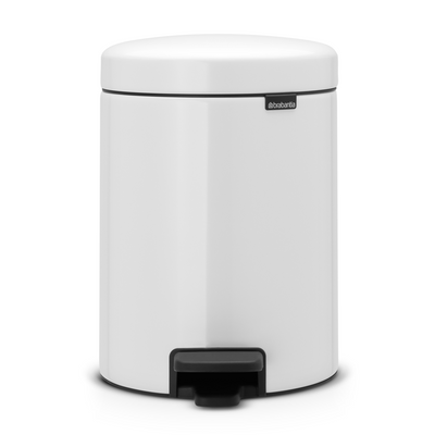 Brabantia NewIcon Pedal Bin 5 Litre - White