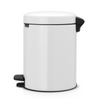 Brabantia NewIcon Pedal Bin 5 Litre - White