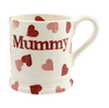 Emma Bridgewater Pink Hearts Mummy 1/2 Pint Mug