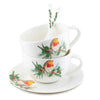 Aynsley Christmas Robin Cappuccino Cup Set: XMAS40811